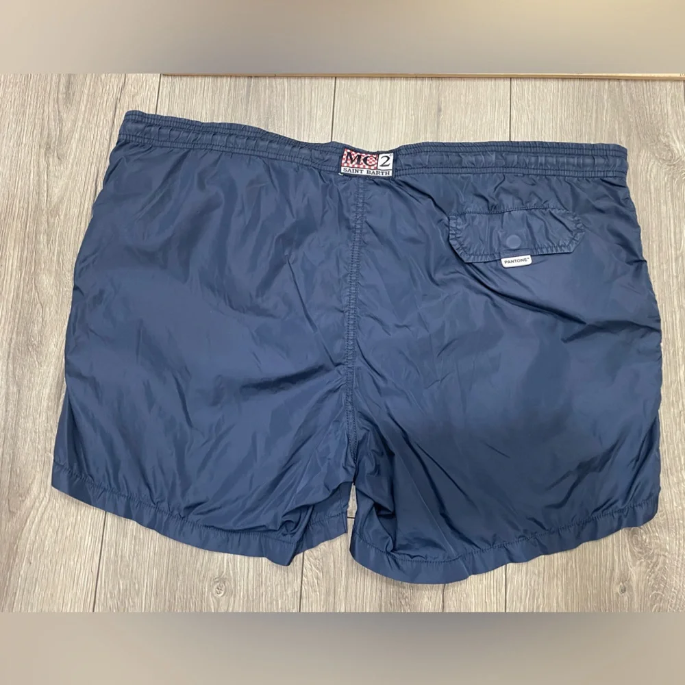 MC2 Saint Barth‎ Men's Swim Trunks Pantone 19-4024 Dress Blues Navy Blue Sz XXL